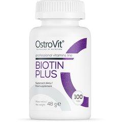 OstroVit, Biotin Plus, Биотин плюс 100 таблеток