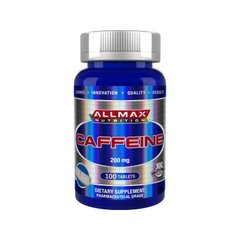 Allmax Nutrition, Кофеин Caffeine 200mg, 100 таблеток